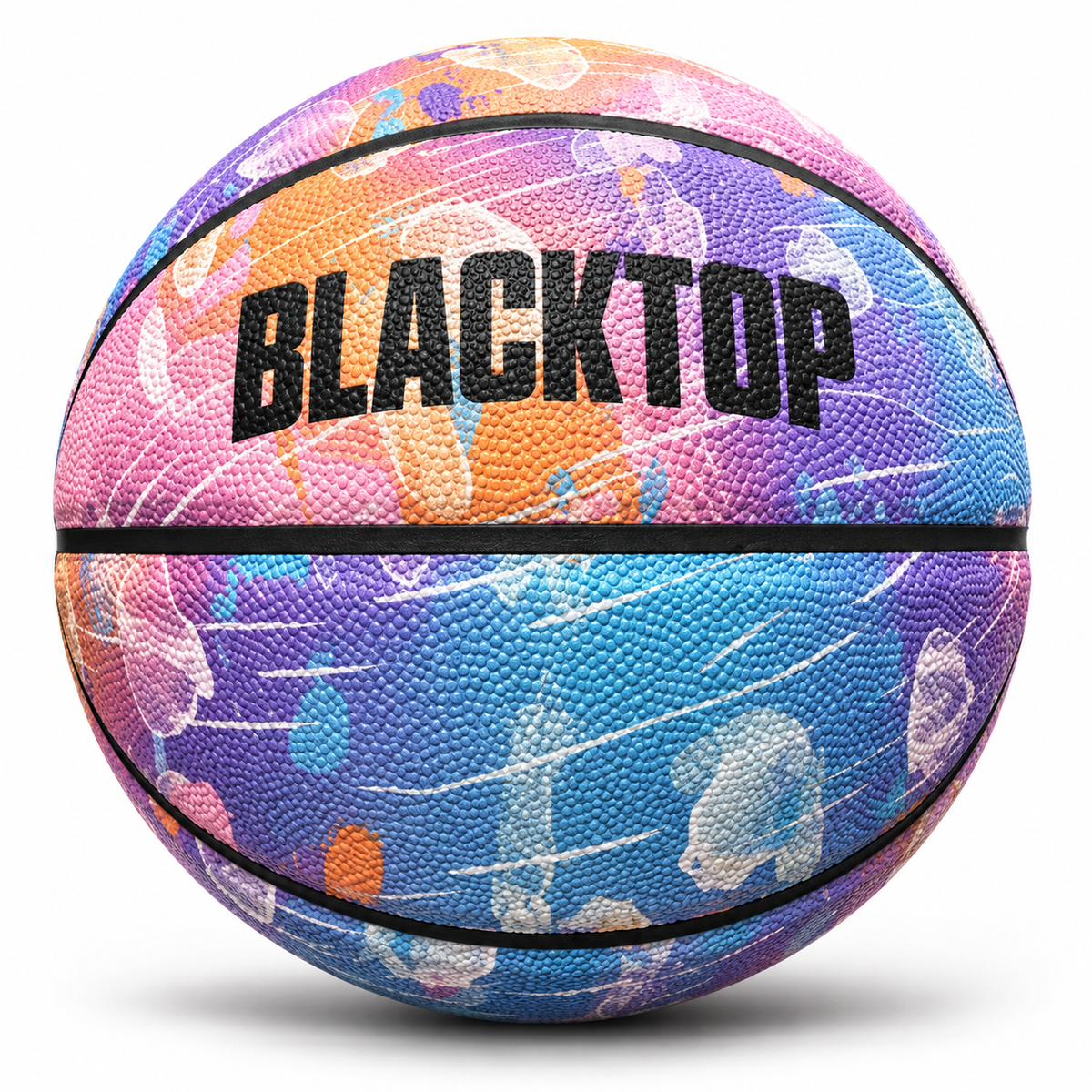 Leuchtender Basketball – Körbe nach Einbruch der Dunkelheit